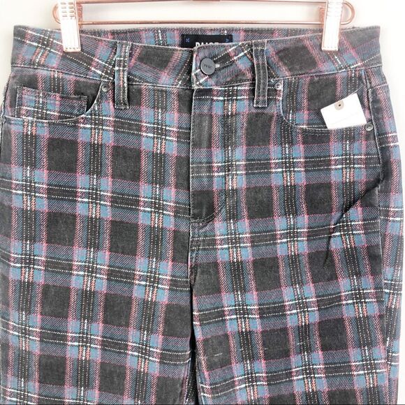 ANTHROPOLOGIE | PAIGE Hoxton High Rise Ankle Jeans Plaid NEW Women’s Size 29 (8) - Picture 7 of 13